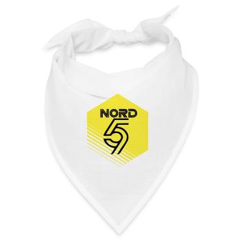 Norden - Bandana Dreieckstuch - Weiß - Vorne