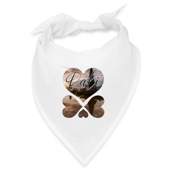 Bali - Indonesien - Bandana Dreieckstuch - Weiß - Vorne