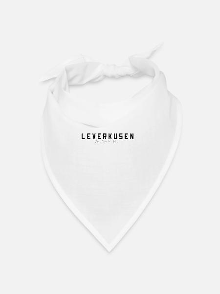 Leverkusen Meine Stadt - Bandana Dreieckstuch - Weiß