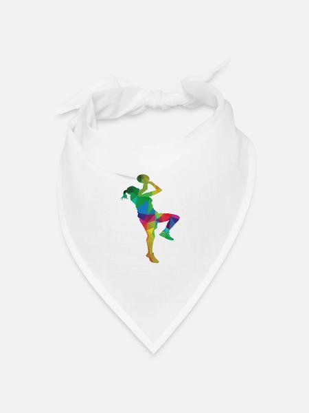 Basketball Frauen Trikot - Bandana Dreieckstuch - Weiß