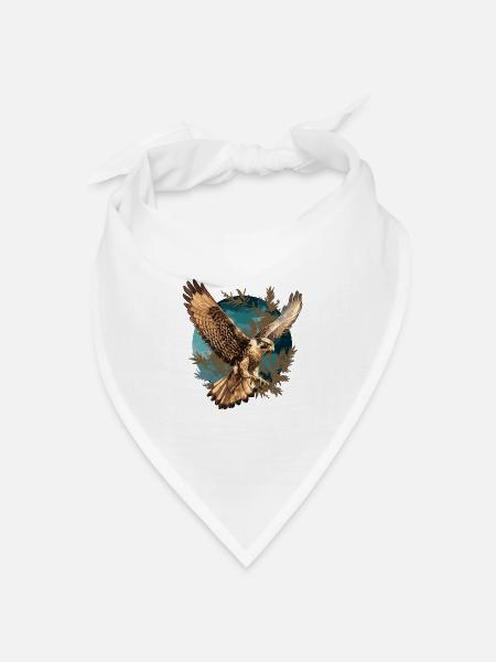 Falken Falke - Bandana Dreieckstuch - Weiß