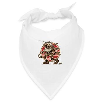 cooler schlechte Laune Opa - Bandana Dreieckstuch - Weiß - Vorne