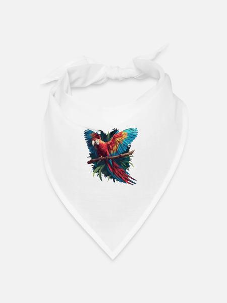 Aras Ara - Bandana Dreieckstuch - Weiß