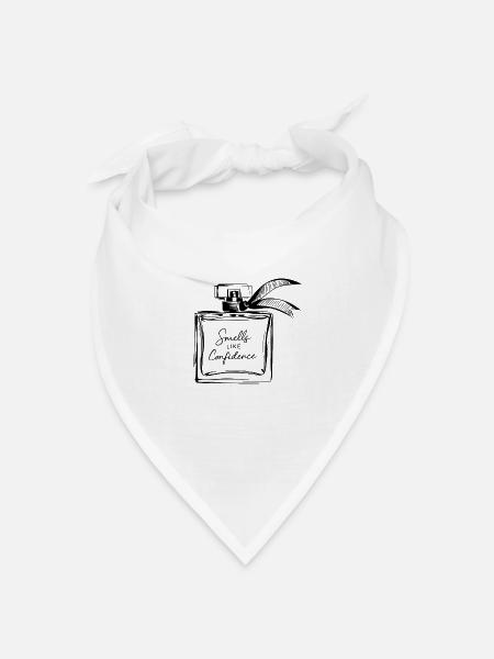 Duft Der Selbstsicherheit Parfüm Illustration - Bandana Dreieckstuch - Weiß