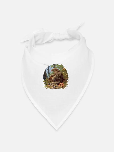 Schuppentiere Pangolin Schuppentier - Bandana Dreieckstuch - Weiß