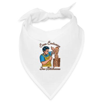Eure Eminenz Der Bildhauer - Bandana Dreieckstuch - Weiß - Vorne