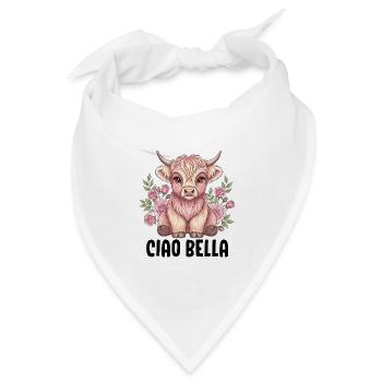 Ciao Bella - Bandana Dreieckstuch - Weiß - Vorne