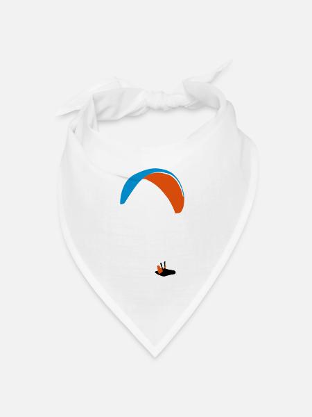 Paraglider - Gleitschirm XC - Bandana Dreieckstuch - Weiß