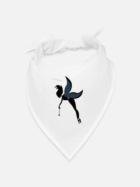kleine Fee - Bandana Dreieckstuch - Weiß