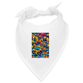 Papier-Tiger - Bandana Dreieckstuch - Weiß - Vorne