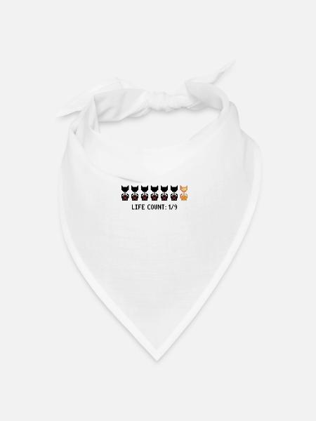 Endgültiges Leben - Bandana Dreieckstuch - Weiß