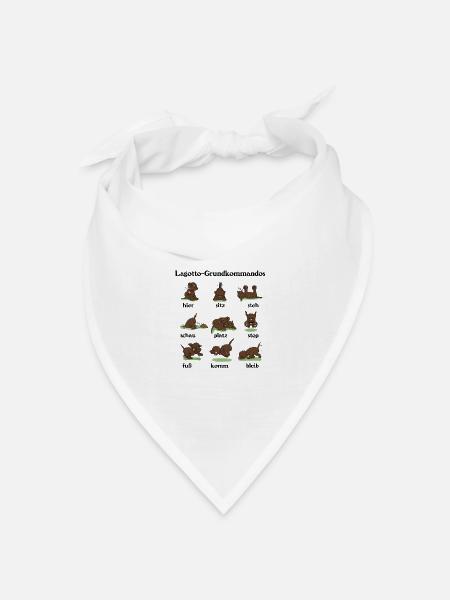 Kommandos2 3 - Bandana Dreieckstuch - Weiß
