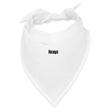 Glauben - Bandana Dreieckstuch - Weiß - Vorne
