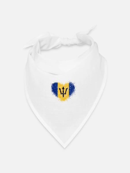 Barbados - Bandana Dreieckstuch - Weiß