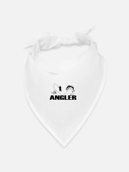 Angler - Bandana Dreieckstuch - Weiß