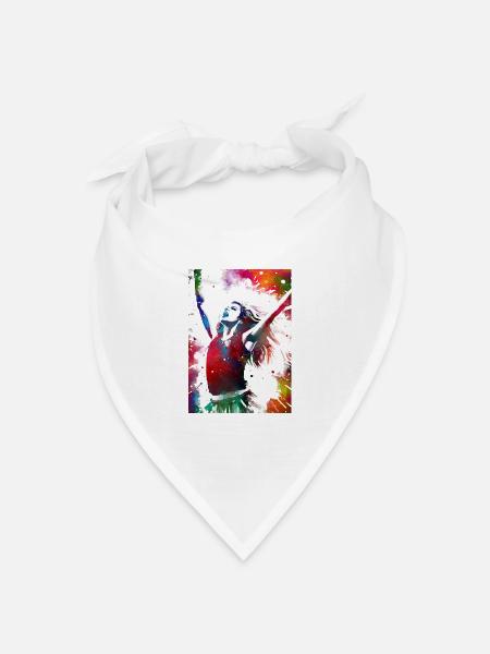 Cheerleader Sport Kunst #cheerleader - Bandana Dreieckstuch - Weiß
