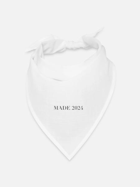 MADE 24 - Bandana Dreieckstuch - Weiß