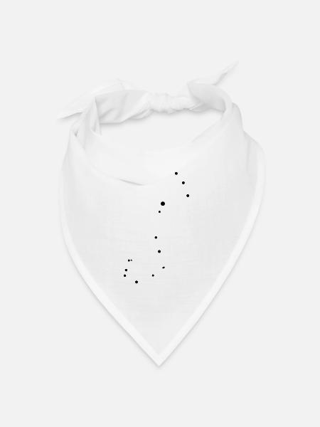 Scorpius - Bandana Dreieckstuch - Weiß