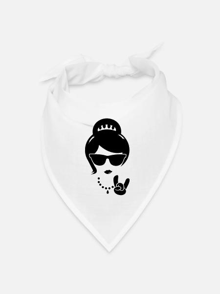 swag coole frau mutter swag hipster madchen boss - Bandana Dreieckstuch - Weiß