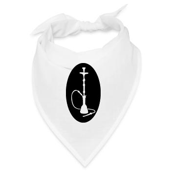 shisha - Bandana Dreieckstuch - Weiß - Vorne