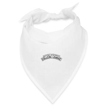Basketball Championship College League - Bandana Dreieckstuch - Weiß - Vorne