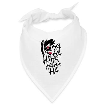 Creepy Laugh - Bandana Dreieckstuch - Weiß - Vorne
