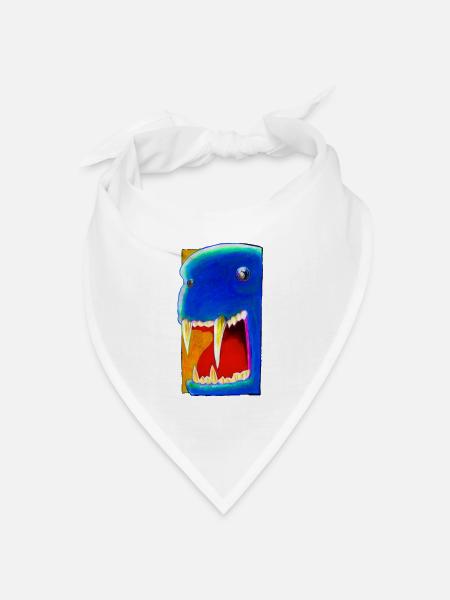 BLUe - Bandana Dreieckstuch - Weiß