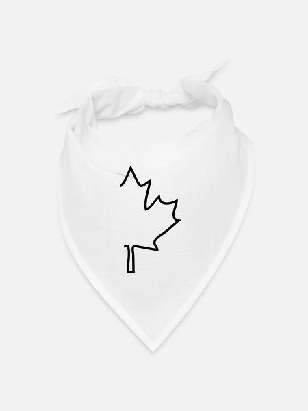 kanada - Bandana Dreieckstuch - Weiß