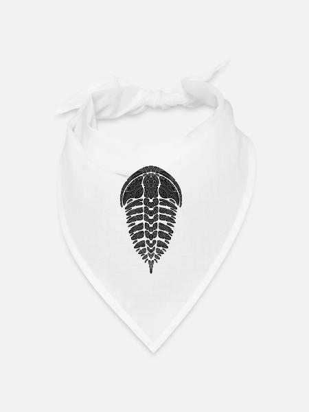 Trilobit - Bandana Dreieckstuch - Weiß