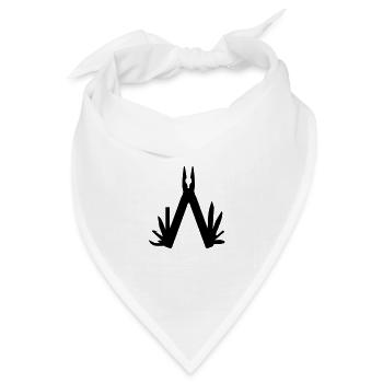 multitool - Bandana Dreieckstuch - Weiß - Vorne
