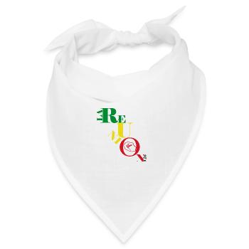 Logo Sitzung METIS 04 v2 - Bandana Dreieckstuch - Weiß - Vorne