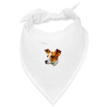 JACK RUSSELL - Bandana Dreieckstuch - Weiß - Vorne