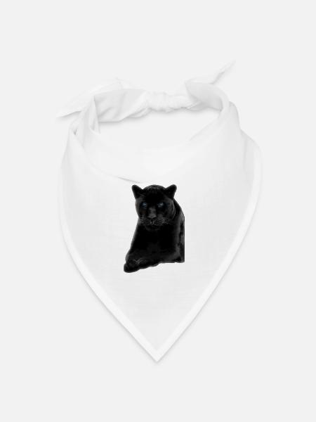 Black Panther - Bandana Dreieckstuch - Weiß