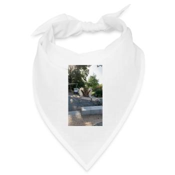 kunst seepferdchen - Bandana Dreieckstuch - Weiß - Vorne