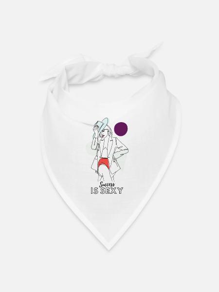 Bold Woman - Bandana Dreieckstuch - Weiß