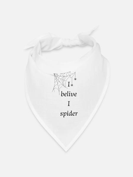 Spider - Bandana Dreieckstuch - Weiß
