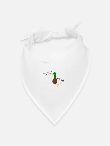 It is what it is Duck - Bandana Dreieckstuch - Weiß