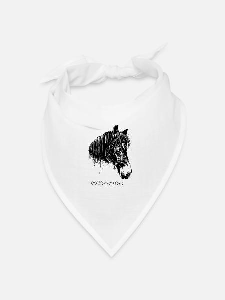 Minamou - Bandana Dreieckstuch - Weiß