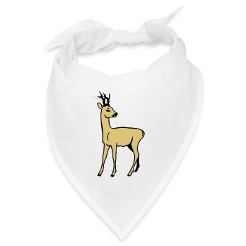 ikra - Bandana Dreieckstuch - Weiß - Vorne