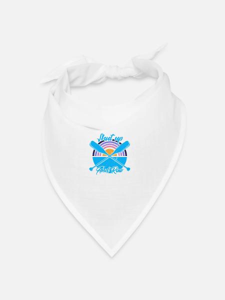 Ruderer Mannschaft Rudern Rudern Geschenk - Bandana Dreieckstuch - Weiß