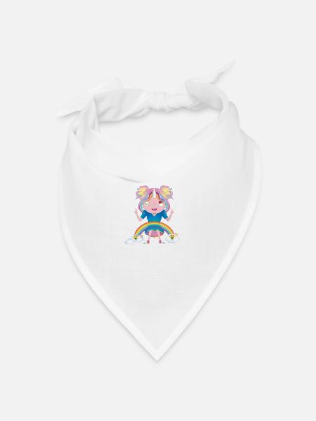 Melody - Bandana Dreieckstuch - Weiß