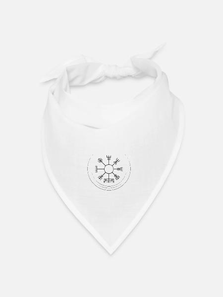 Vegvisir - Bandana Dreieckstuch - Weiß