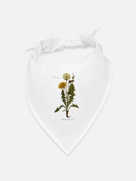 Löwenzahn - Bandana Dreieckstuch - Weiß