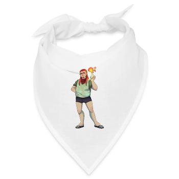 Max - Bandana Dreieckstuch - Weiß - Vorne