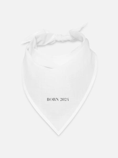 BORN 2024 - Bandana Dreieckstuch - Weiß