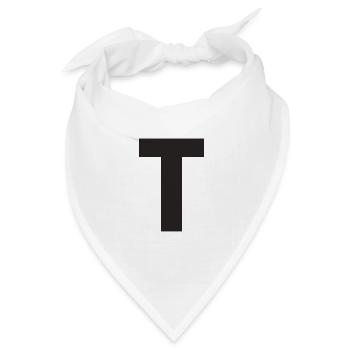 T - Bandana Dreieckstuch - Weiß - Vorne