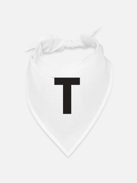 T - Bandana Dreieckstuch - Weiß