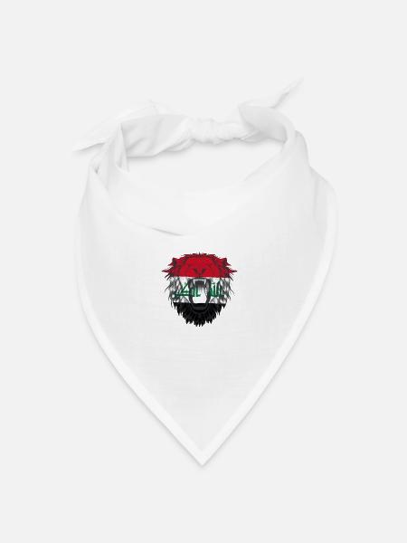 Irak - Bandana Dreieckstuch - Weiß