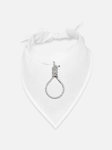 noose - Bandana Dreieckstuch - Weiß