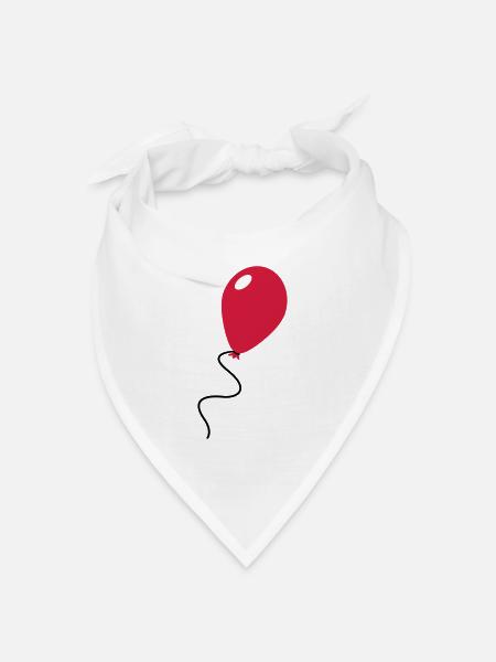Ballon / Balloon - Bandana Dreieckstuch - Weiß